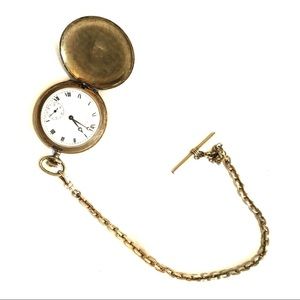 Gold pocket watch